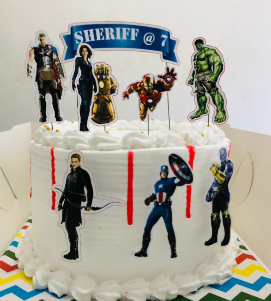 Boys theme cake